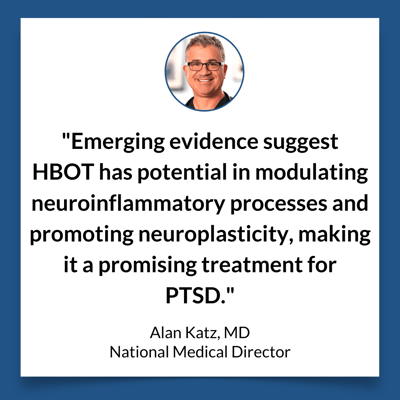 Over the years weve treated hundreds of patients experiencing miltary-based PTSD. One patient who had a very similar story to this case, but was borderline suicidal and we were concerned he was a danger to himself - (1)